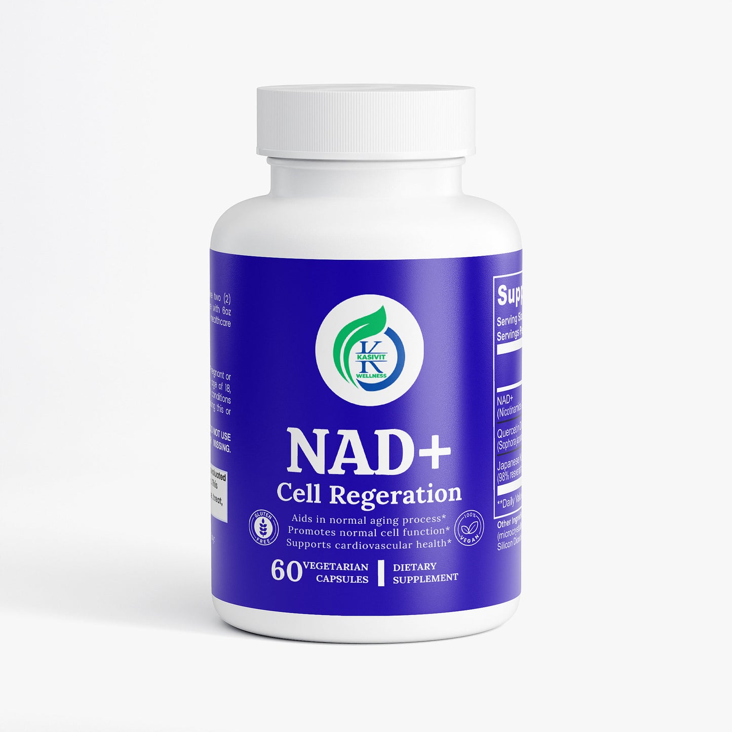 Kasivit NAD Supplement for Healthy Aging & Cell Regeneration