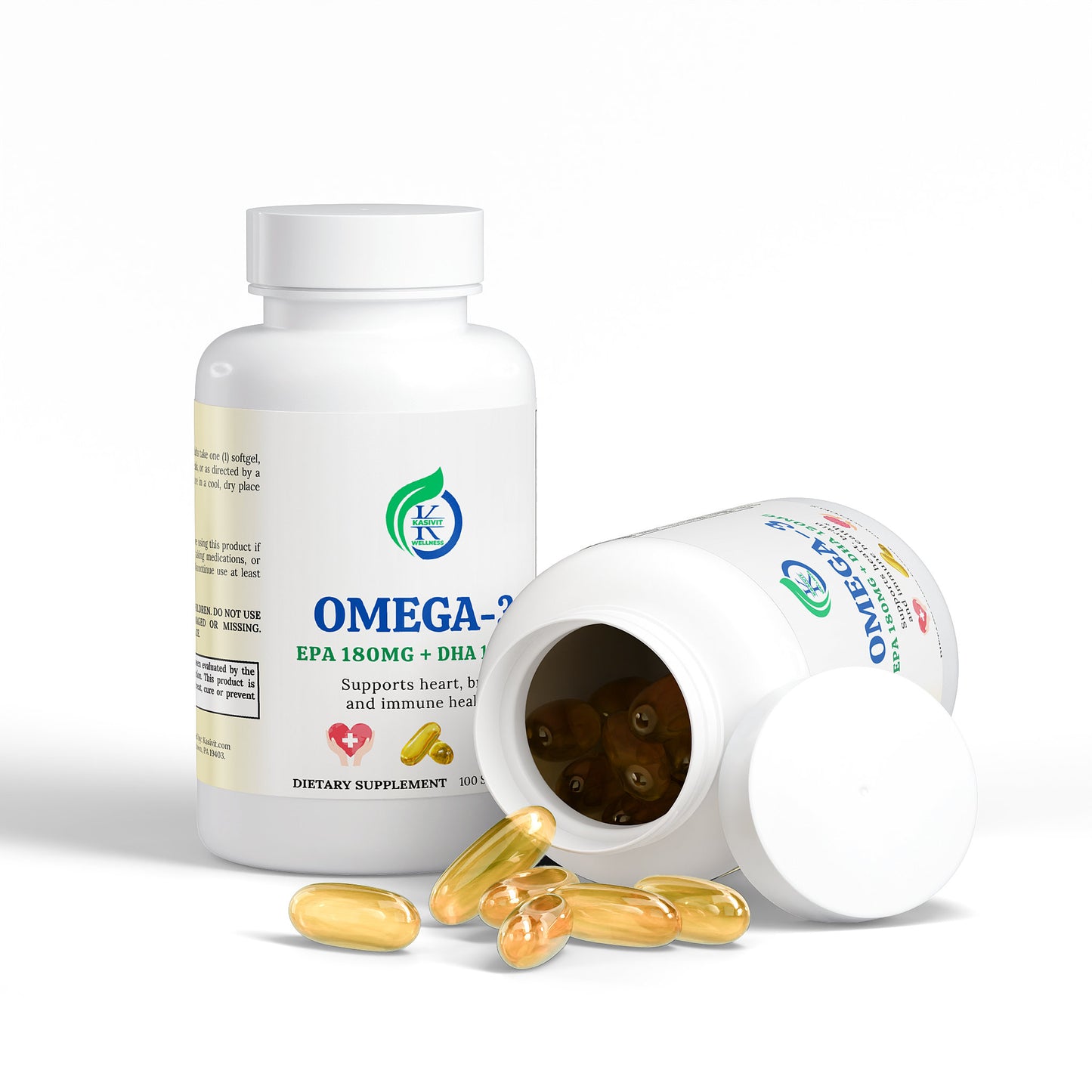 Kasivit Omega-3 Supplements For Heart Health & Immunity