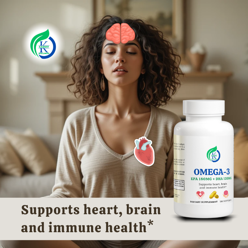 Kasivit Omega-3 Supplements For Heart Health & Immunity