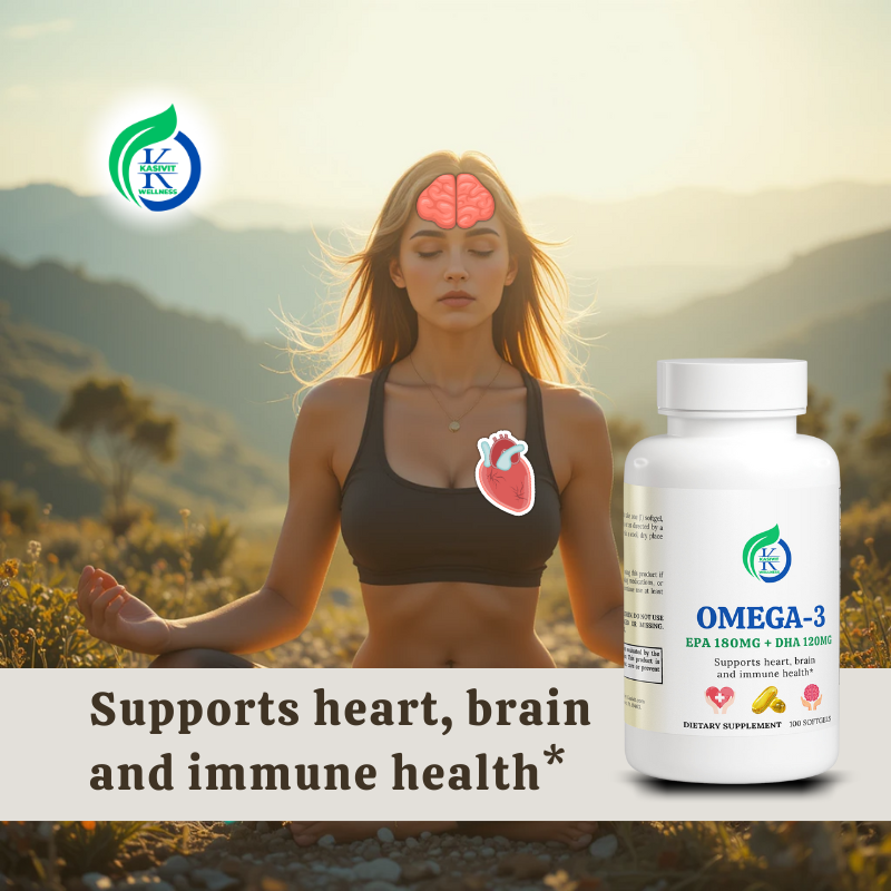 Kasivit Omega-3 Supplements For Heart Health & Immunity