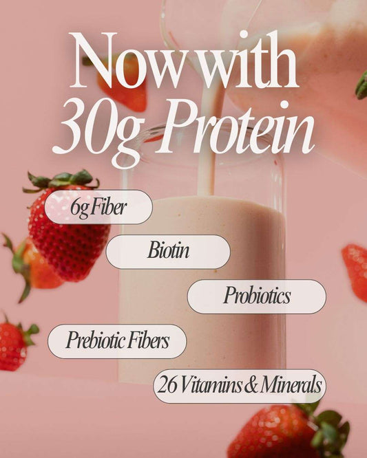 30G Protein Strawberries & Cream Biocare Dietary Beverage