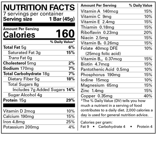 Peppermint Cocoa Crunch Bar