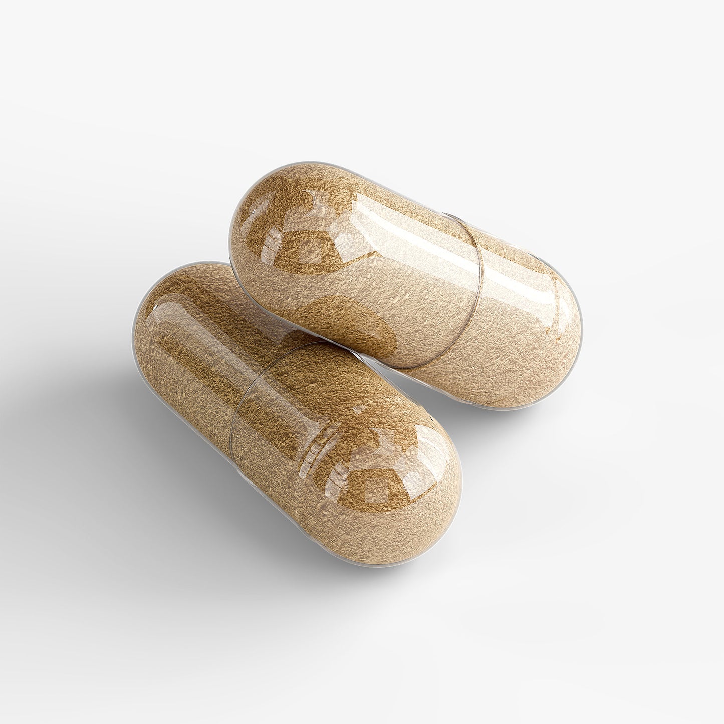 Kasivit Ayurvedic complex supplement capsules filled with natural powdered herbs for wellness