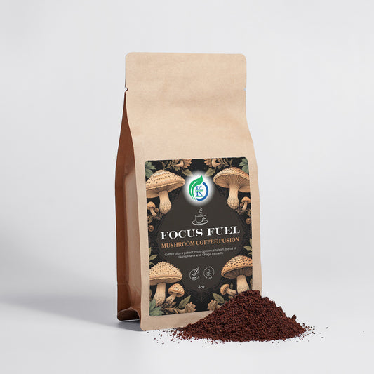 Focus Fuel - Mushroom Coffee Fusion - Lion’s Mane & Chaga 4oz