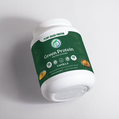 Green Protein (Vanilla) - Plant-Based Protein Powder