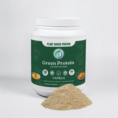Green Protein (Vanilla) - Plant-Based Protein Powder