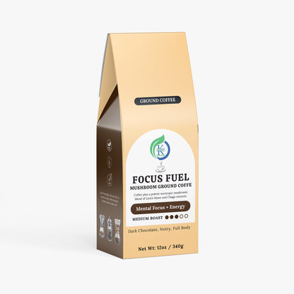 Focus Fuel Mushroom Coffee (Medium Roast)