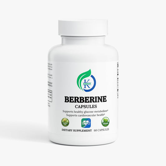 Kasivit Berberine for Healthy Metabolism - 60 Vegan Capsules
