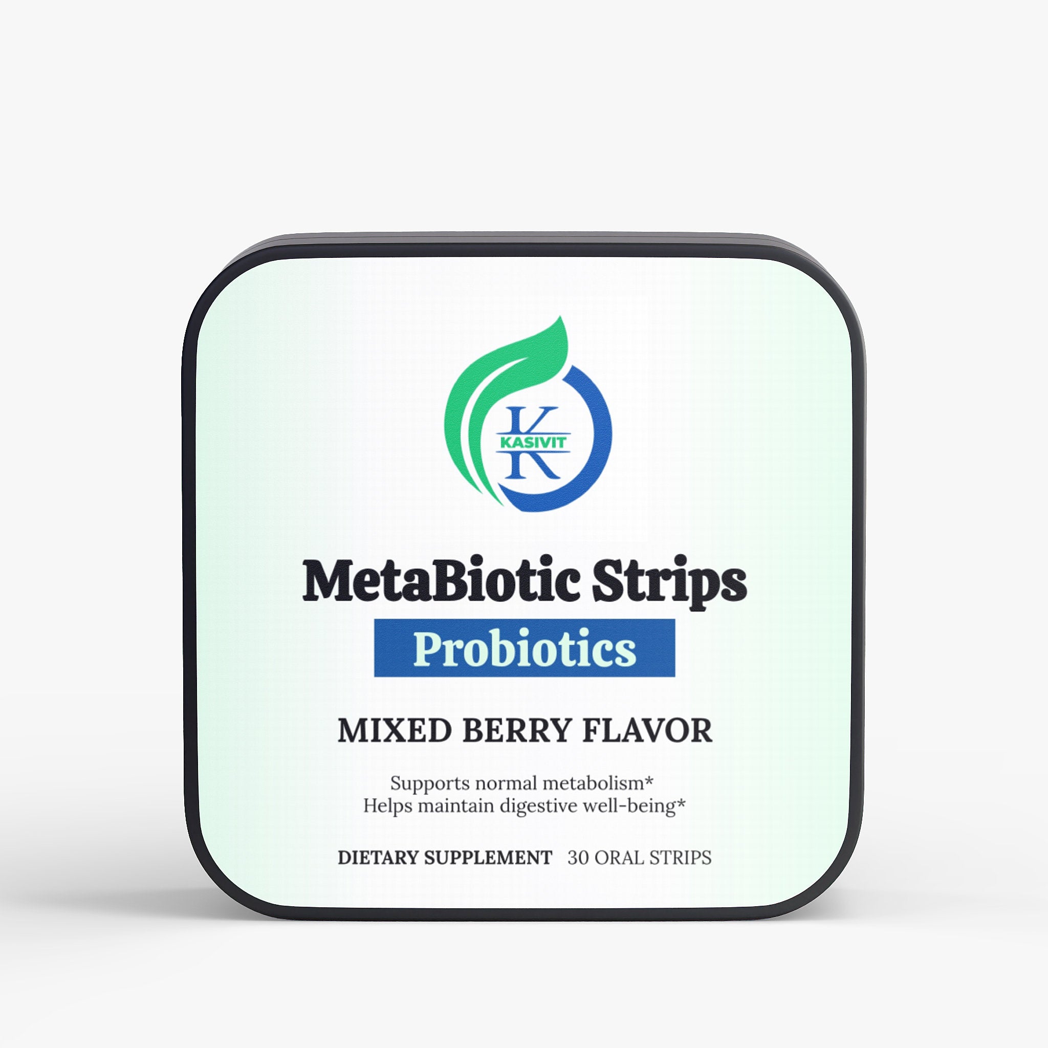 Kasivit MetaBiotic Strips™ – Probiotic + Metabolism Support, Anytime A