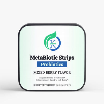 Kasivit MetaBiotic Strips™ – Probiotic + Metabolism Support, Anytime Anywhere