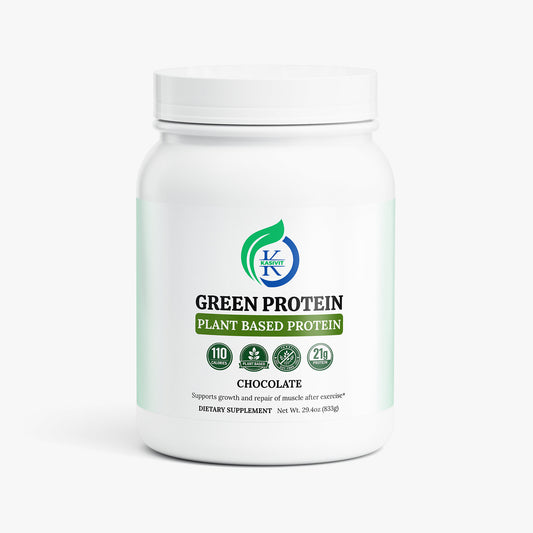 Kasivit Vegan Green Protein Powder for Muscle Recovery - Chocolate