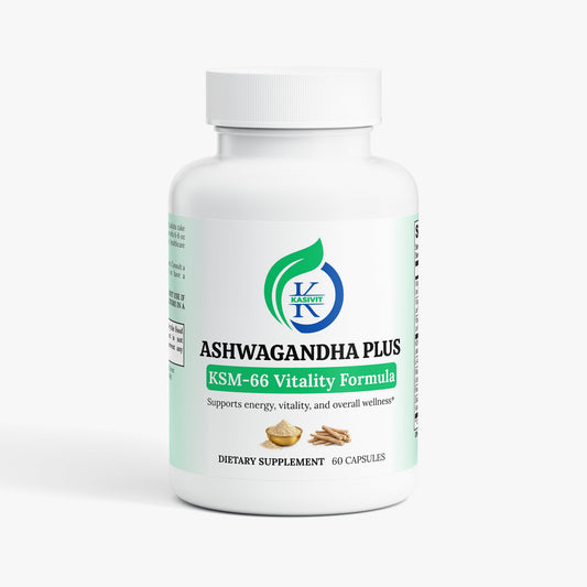 Kasivit Ashwagandha Plus - KSM-66 Vitality Formula