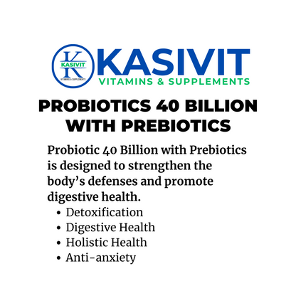 Probiotic 40 Billion with Prebiotics