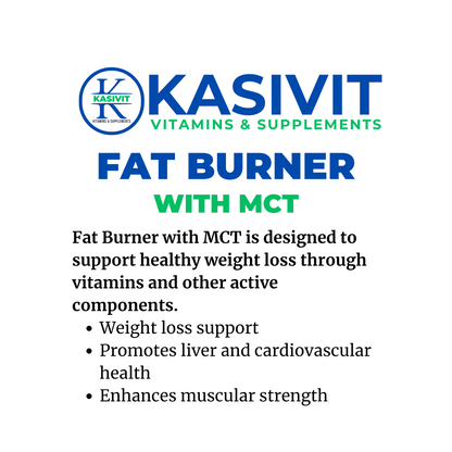 Kasivit KasiBurn Fat Burner with MCT - 90 Capsules