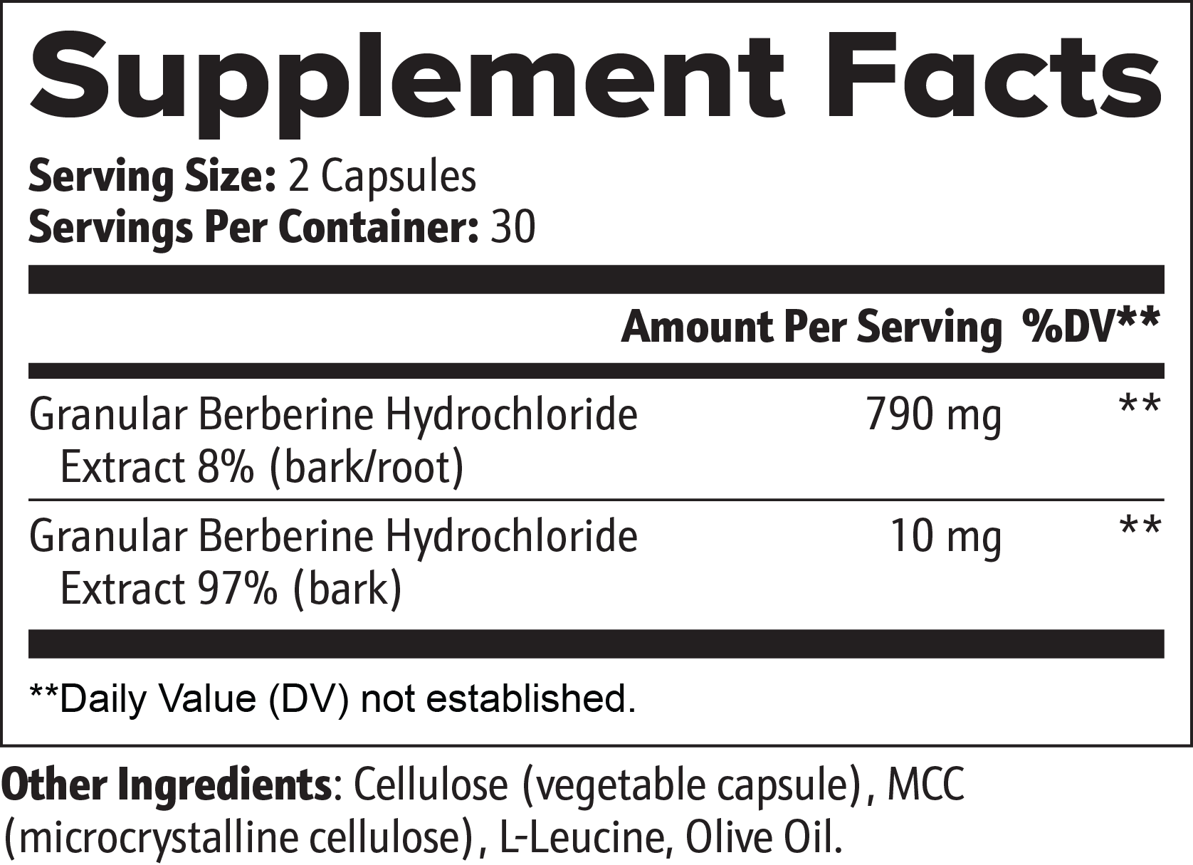 Kasivit specialty supplements label showing berberine for healthy metabolism ingredient details and serving size