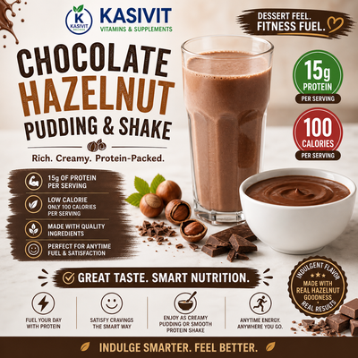Chocolate Hazelnut Pudding & Shake (Aspartame Free)