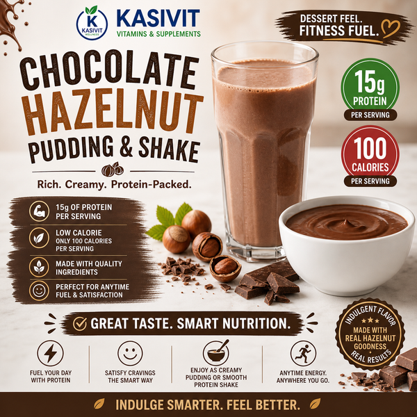 Chocolate Hazelnut Pudding & Shake (Aspartame Free)
