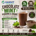 Chocolate Mint Pudding & Shake (Aspartame Free)