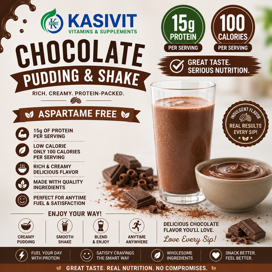 Chocolate Pudding & Shake (Aspartame Free)