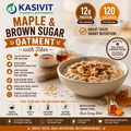 Maple and Brown Sugar Oatmeal with Fiber