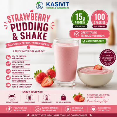 Strawberry Pudding & Shake (Aspartame Free)