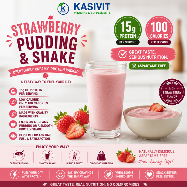 Strawberry Pudding & Shake (Aspartame Free)