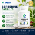 Kasivit Berberine for Healthy Metabolism - 60 Vegan Capsules