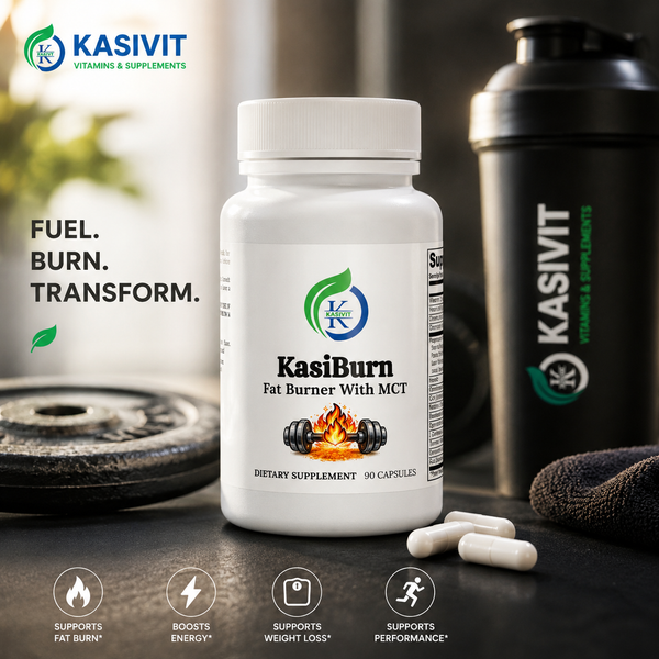 Kasivit KasiBurn Fat Burner with MCT - 90 Capsules