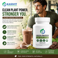 Kasivit Vegan Green Protein Powder for Muscle Recovery - Chocolate