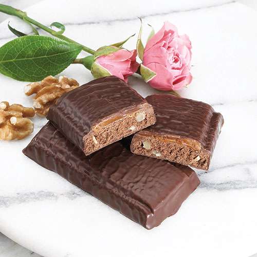 Brownie w/ Caramel Layer Bar