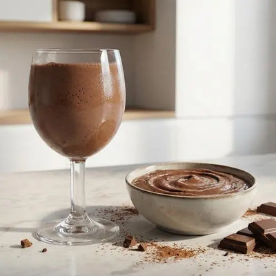 Creamy Chocolate Pudding & Shake with Fiber