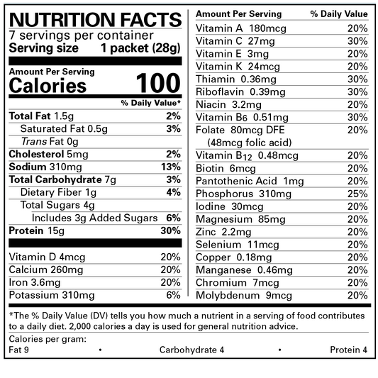 Chocolate Pudding & Shake (Aspartame Free)