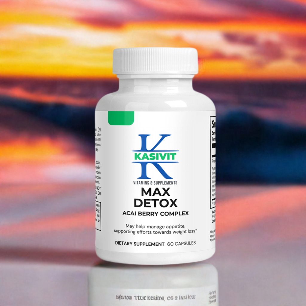 Max Detox - Acai Cleanse Supplement | Kasivit.com