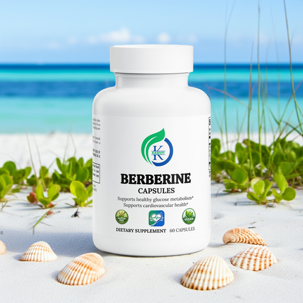 Kasivit Berberine for Healthy Metabolism - 60 Vegan Capsules