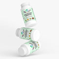 Kasivit Ayurvedic complex supplement bottles with herbal ingredients for digestive health