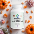 Kasivit Probiotic 40 Billion with Prebiotics capsules in a white bottle, promoting digestive health