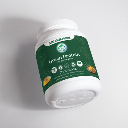 Kasivit vegan protein powder for muscle recovery in chocolate flavor with 21 grams protein per serving