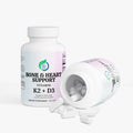 Kasivit Bone and Heart Support Vitamin K2 + D3 Supplements in White Capsules with a Bottle