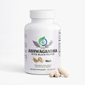 Kasivit Ashwagandha Capsules with Black Pepper for Stress Relief in white bottle packaging