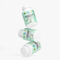 Kasivit Ginkgo Biloba and Ginseng supplement vegan capsules bottles with natural herbs on label