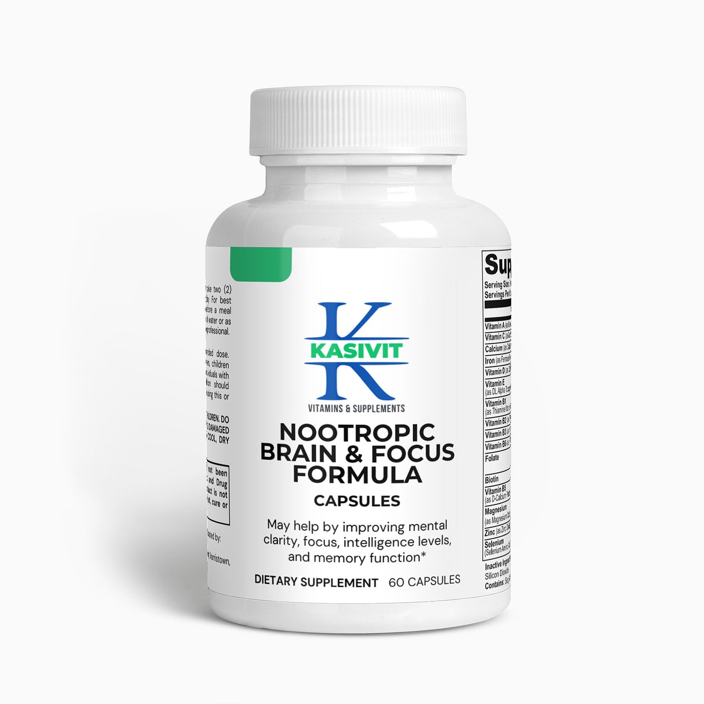Nootropic Brain & Focus Formula | Kasivit.com