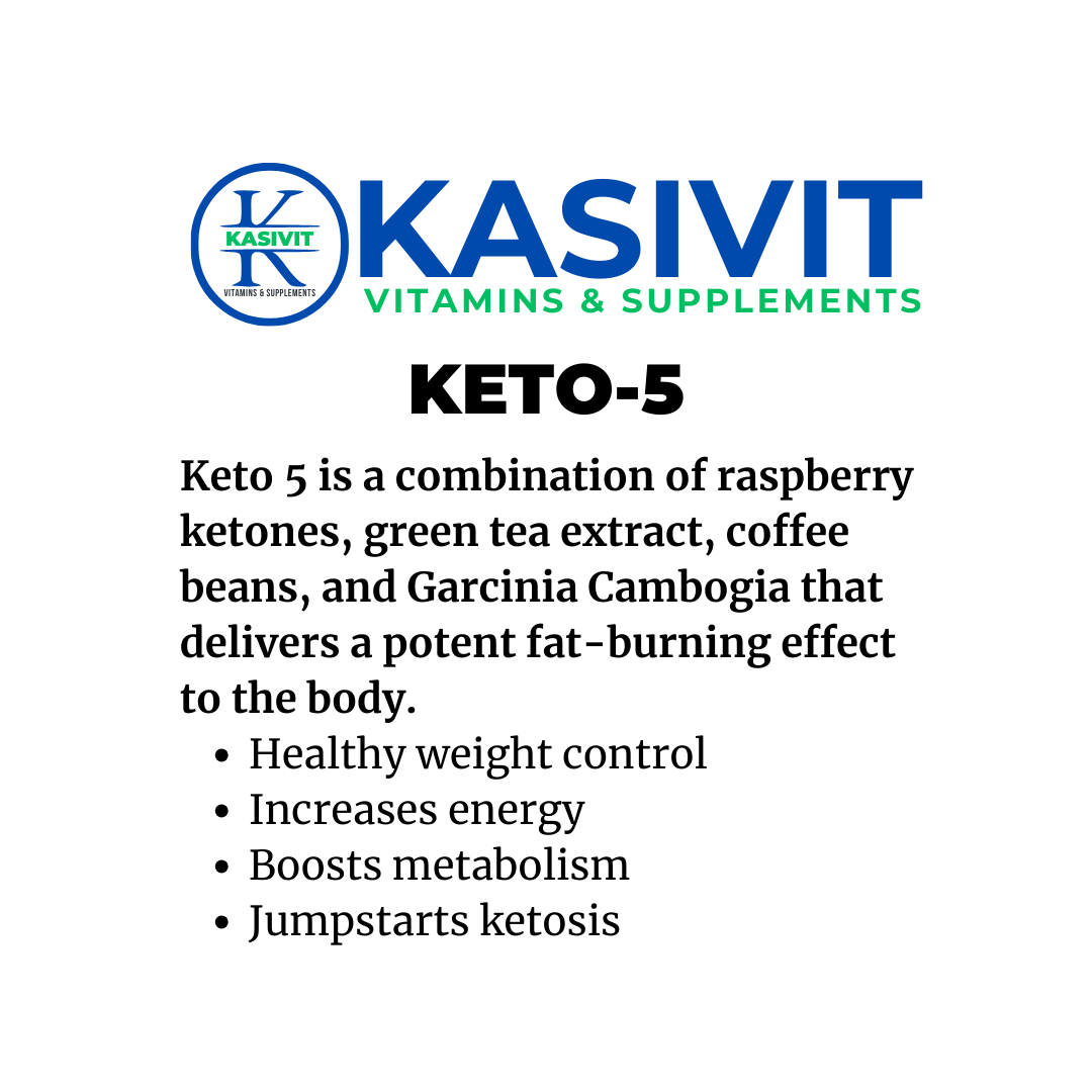 Keto-5 - Ketogenic Supplement | Kasivit.com